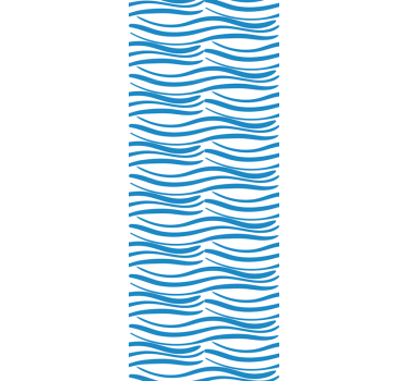 Modern blind with small waves pattern - TenStickers