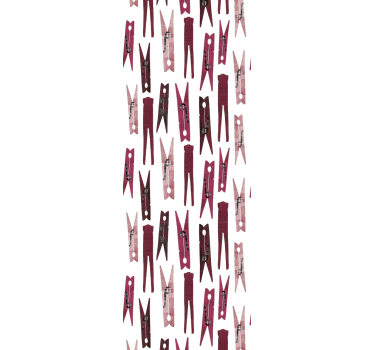 Modern blind with laundry clip design - TenStickers