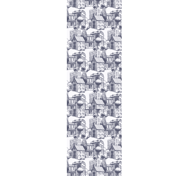 Modern blind city vintage design - TenStickers