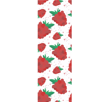 Modern blind berries watercolor stains pattern - TenStickers