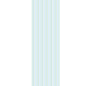 Modern blind in pastel striped pattern - TenStickers