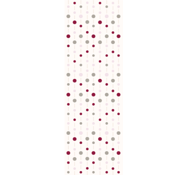 Modern blind in pastel dots pattern with lines - TenStickers