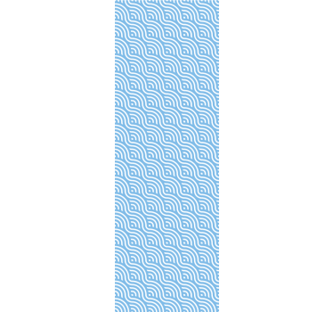 Modern blind small blue waves - TenStickers