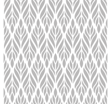Modern blind ethnic floral grey design - TenStickers