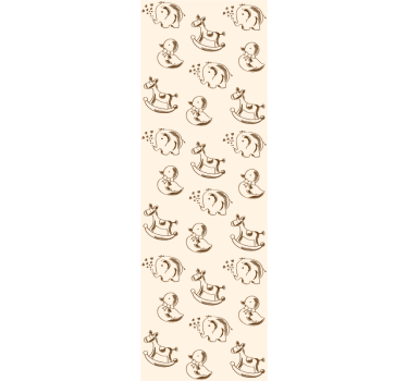 Modern blind with cute elephant, duck and horse design - TenStickers