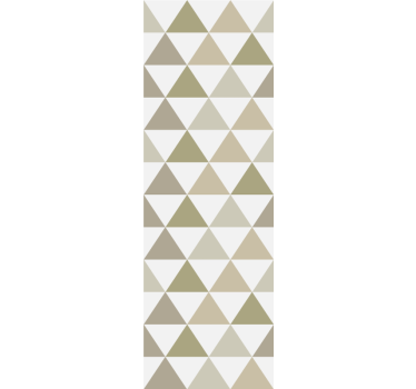 Modern blind in triangles of varying beige shades - TenStickers