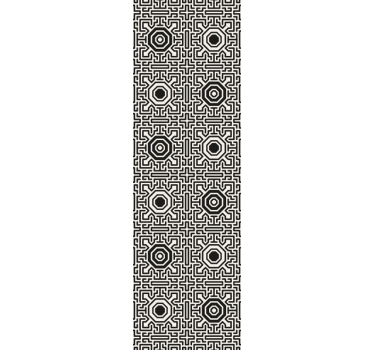 Modern blind octagon and lines design - TenStickers
