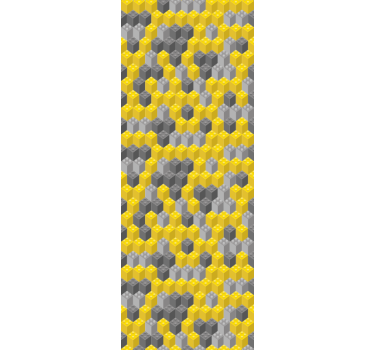 Modern blind in pantone color blocks - TenStickers
