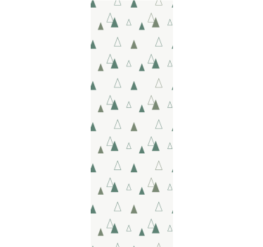 Modern blind in triangular nature colors - TenStickers
