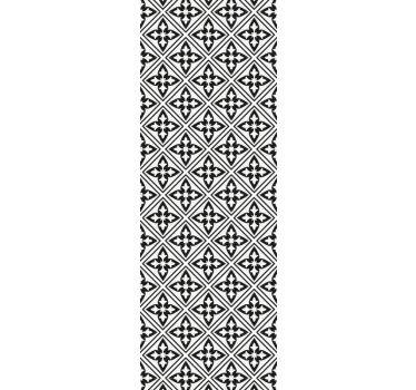 Modern blind with floral pattern design - TenStickers