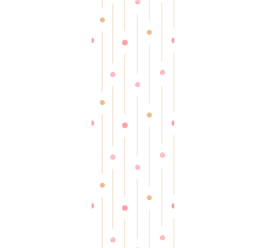 Modern blind colourful dots with lines design - TenStickers