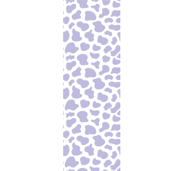 Modern blind in purple cow print - TenStickers