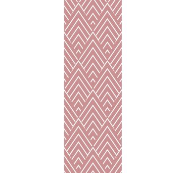 Modern blind in red parallelograms and hexagons - TenStickers