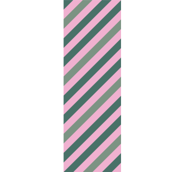 Modern blind in pastel pink and green color block - TenStickers
