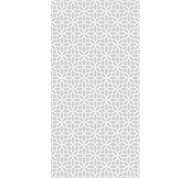 Modern blind in gray and white geometric design - TenStickers