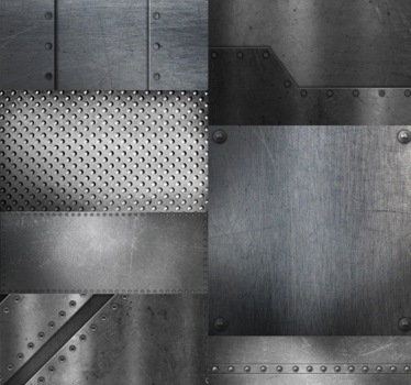 Modern blind wallpaper brass wall - TenStickers