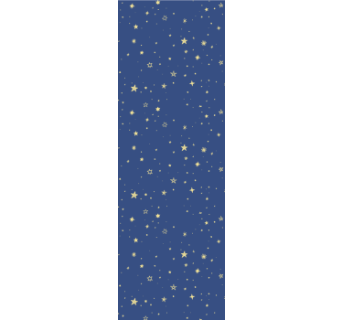 Modern blind golden stars on blue background - TenStickers
