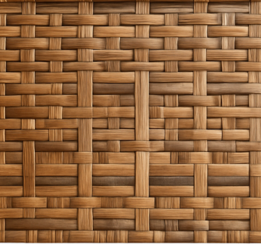 Texture and pattern blind rustic dark willow weave - TenStickers