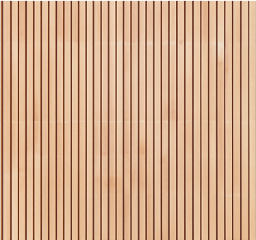 Texture and pattern blind vertical light cedar slats - TenStickers
