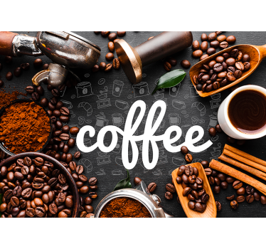 Kitchen blind coffee supplies and tools - TenStickers