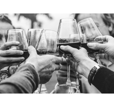 Kitchen blind toasting glasses - TenStickers