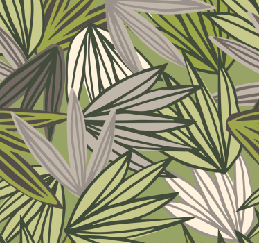 Bathroom blind jungle with trees no fruit - TenStickers