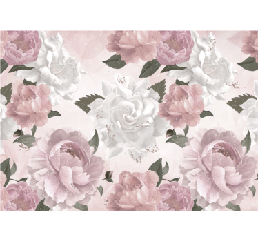 Kitchen blind provencal style peonies - TenStickers