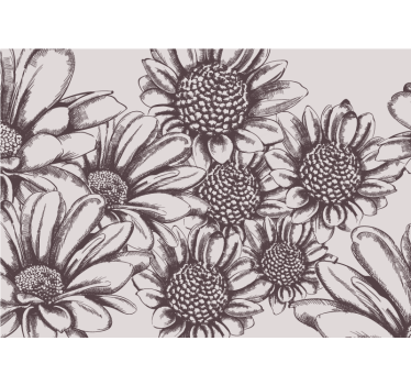 Kitchen blind old sunflowers design - TenStickers