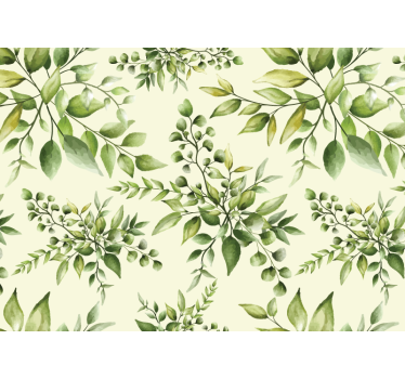 Kitchen blind with tropical flourishing leaves - TenStickers