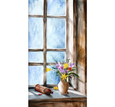 Kitchen blind vintage plant design - TenStickers