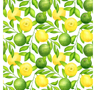 Kitchen blind lemons and limes - TenStickers