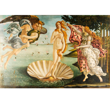 Living room blind venus's arrival - TenStickers