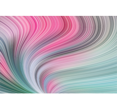 Living room blind with multicolor artistic stripes - TenStickers