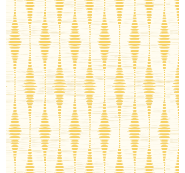 Modern blind yellow rabaul ikat - TenStickers