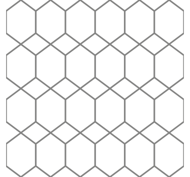 Modern blind with interlaced design - TenStickers