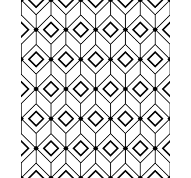 Modern blind with contemporary diamond accents - TenStickers