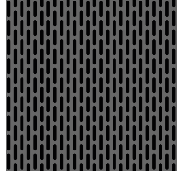 Modern blind with black metal grid design - TenStickers