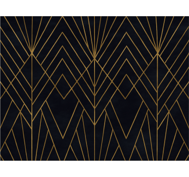 Modern blind with elegant gold accents - TenStickers