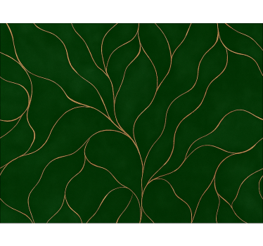 Modern blind in green and gold marble texture - TenStickers