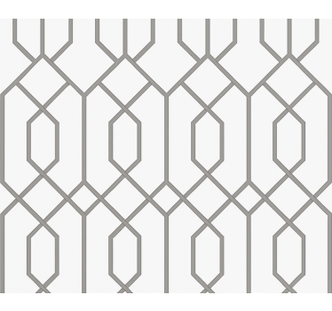 Modern blind in grey geometric design - TenStickers
