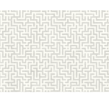 Modern blind silver labyrinth pattern - TenStickers