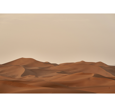 Living room blind sand dunes in the desert - TenStickers