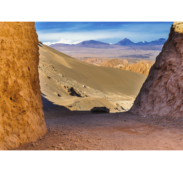 Living room blind atacama desert design - TenStickers