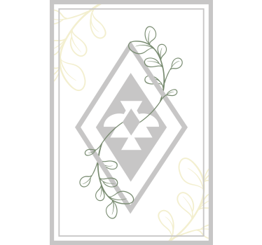 Living room blind anumka mapuche art design - TenStickers