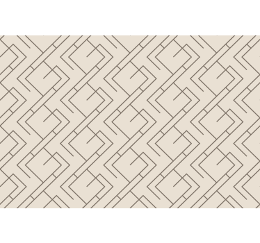 Living room blind mid-century style design - TenStickers
