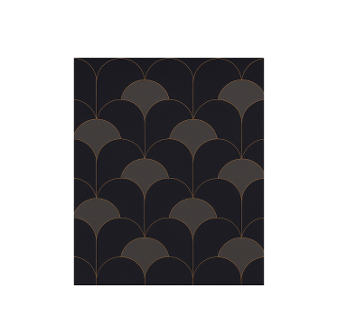 Vintage roller blind with 1920s arch design - TenStickers