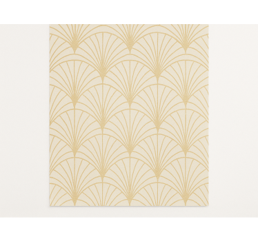 Vintage roller blind 1920s fan art deco design - TenStickers
