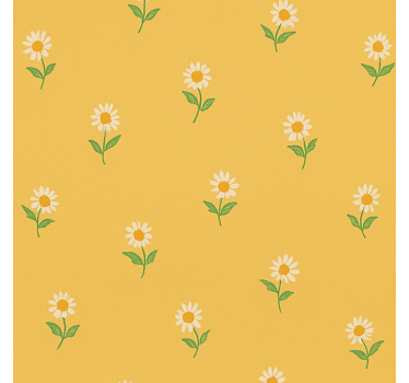 Vintage roller blind 1940s daisy nursery design - TenStickers