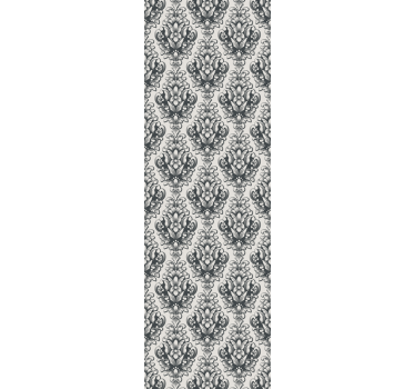 Vintage roller blind with elegant botanical designs - TenStickers