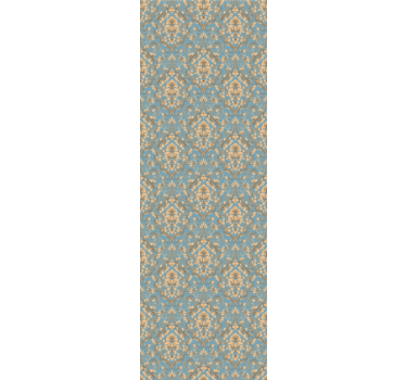 Vintage roller blind in ornate floral damask - TenStickers